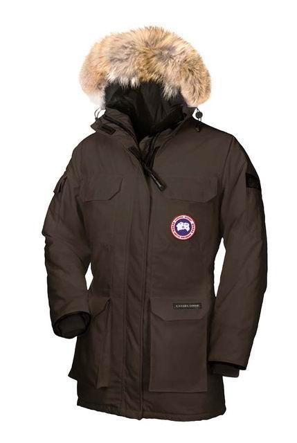 Expedition Parka Brown Canada Goose Womens clearance